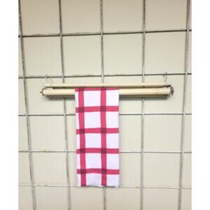 Vintage Wooden Towel Rack Wall Hanging Holder, Wood Spindles, Farmhouse Decor